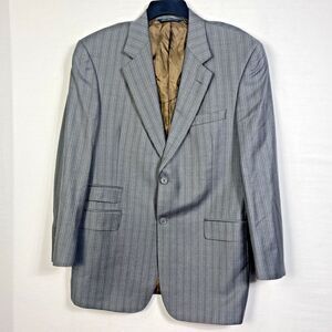Coppley Men's Pinstripe Size 44 Gray Blazer Suit Jacket Sport Coat Canada